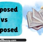 Apposed vs Opposed