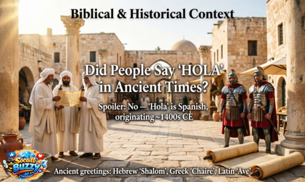 Biblical and Historical Context Did People Say Hola in Ancient Times