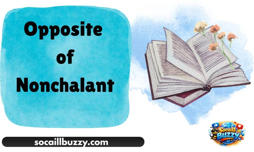 Opposite of Nonchalant