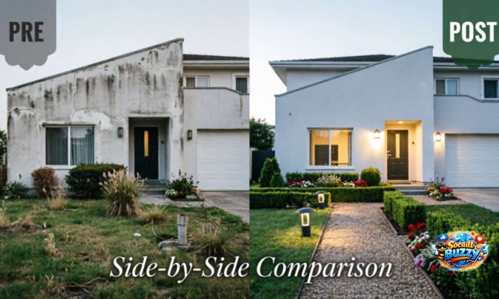 Pre vs Post Side-by-Side Comparison