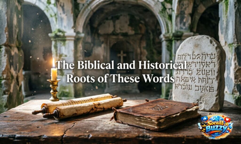 The Biblical and Historical Roots of These Words