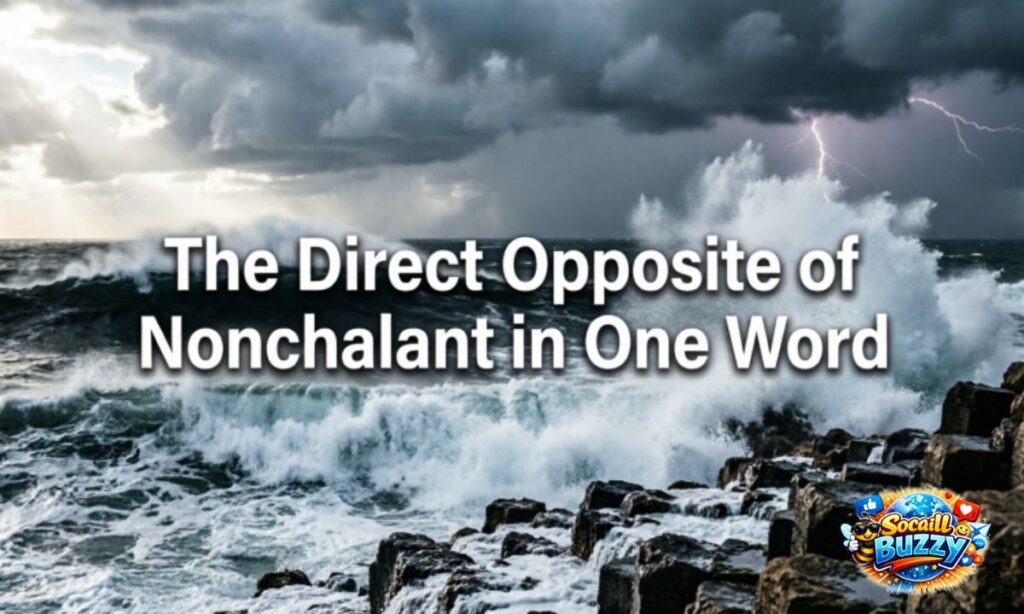 The Direct Opposite of Nonchalant in One Word