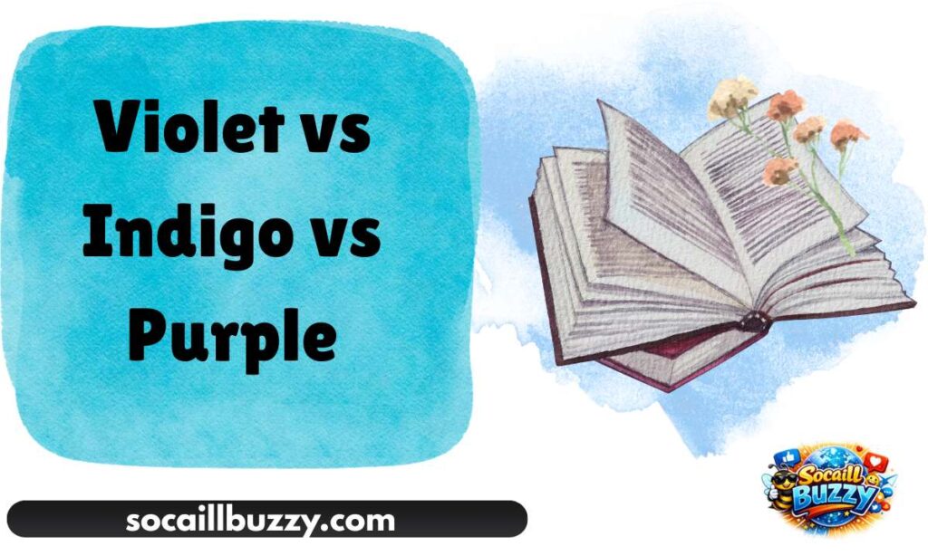 Violet vs Indigo vs Purple