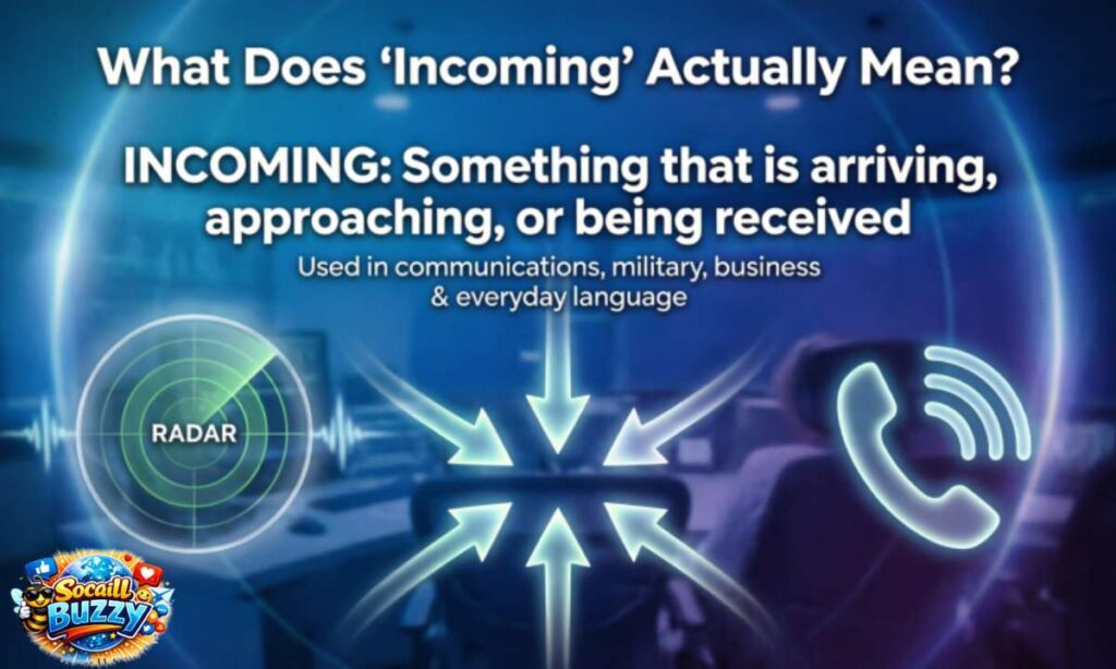 What Does Incoming Actually Mean