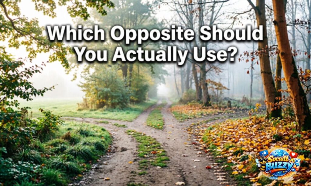 Which Opposite Should You Actually Use