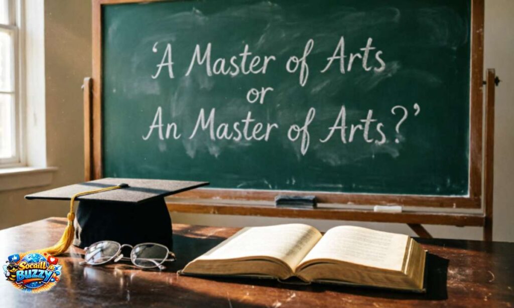 A Master of Arts or An Master of Arts