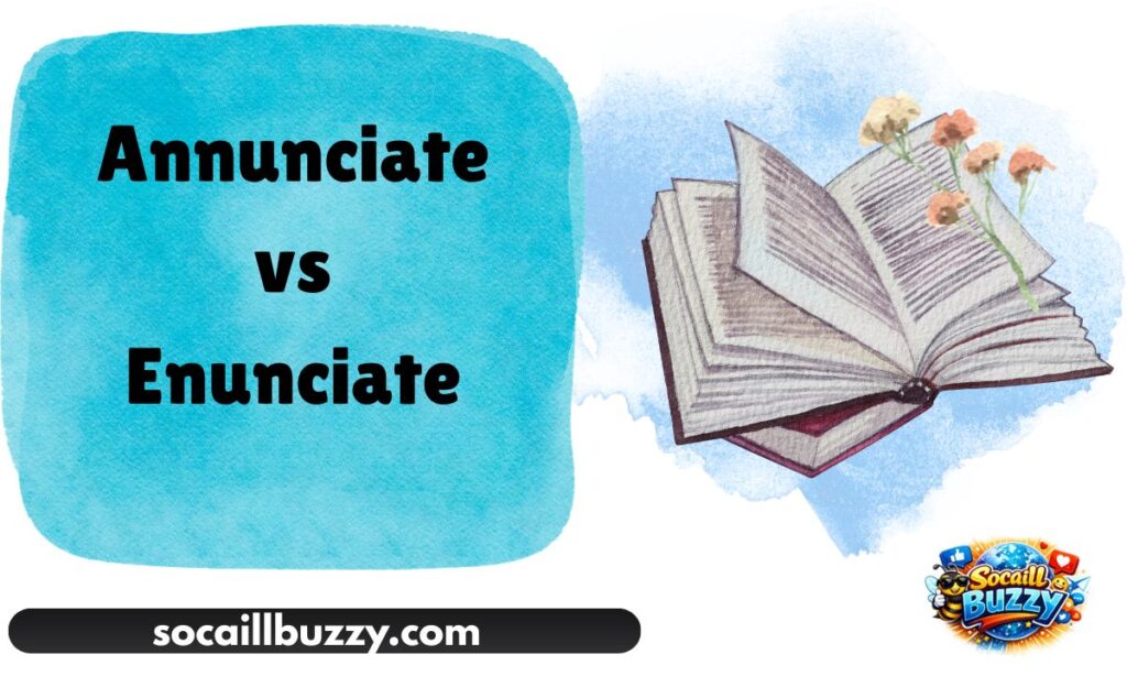 Annunciate vs Enunciate