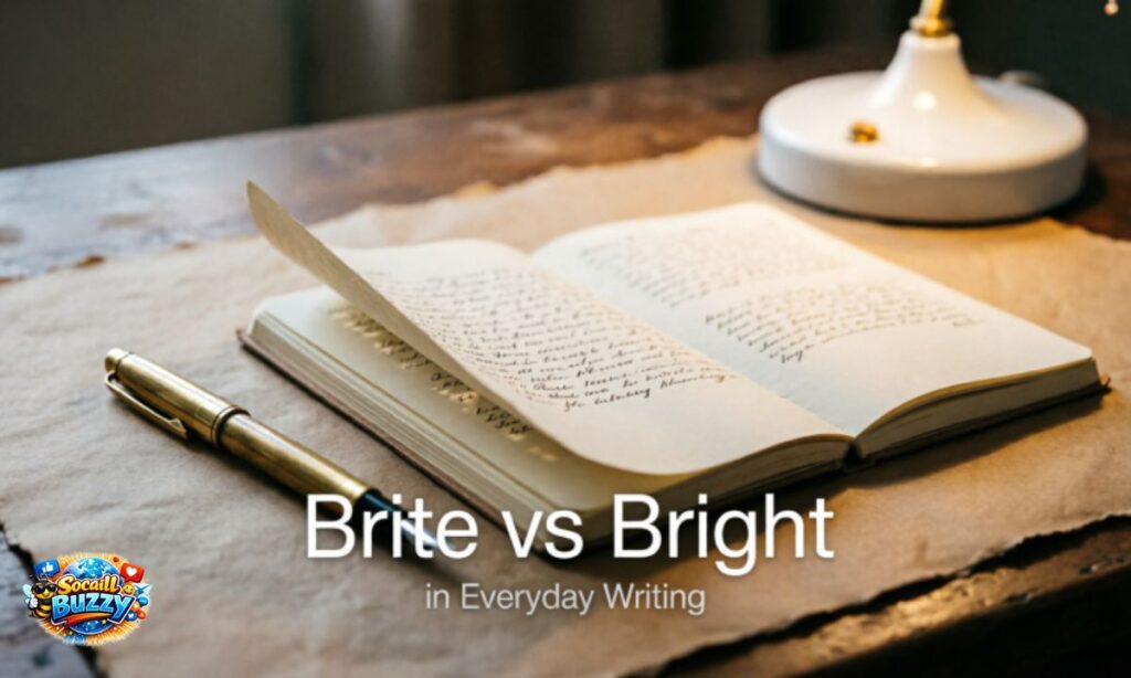 Brite vs Bright in Everyday Writing