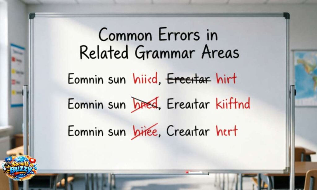 Common Errors in Related Grammar Areas