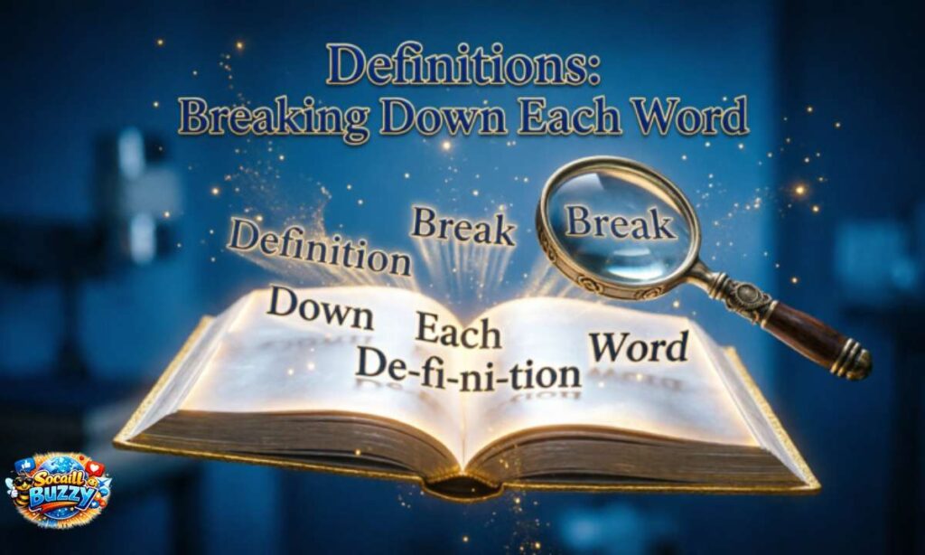 Definitions Breaking Down Each Word