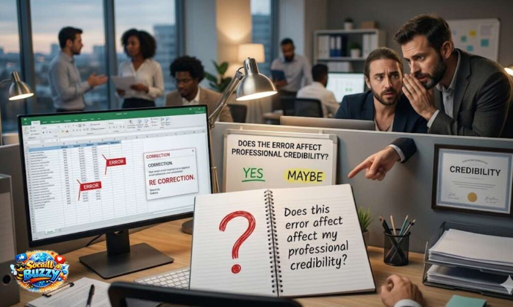 Does the Error Affect Professional Credibility
