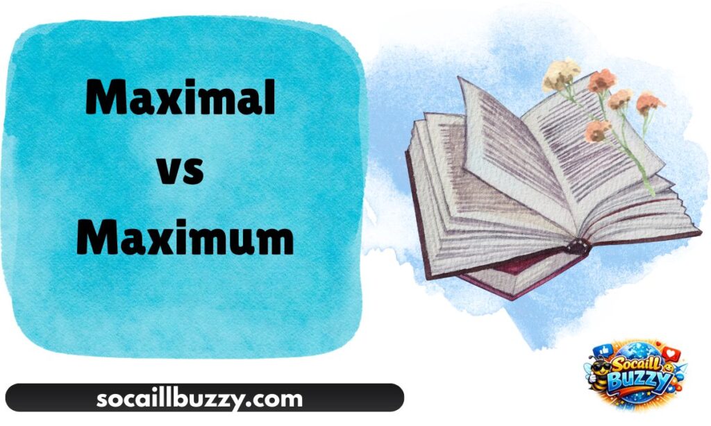 Maximal vs Maximum