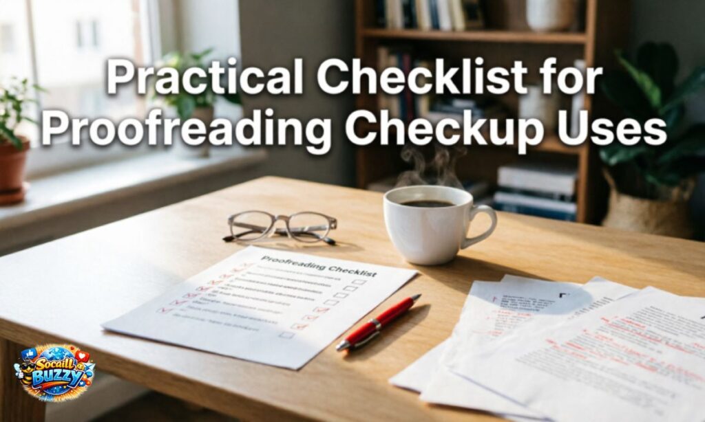 Practical Checklist for Proofreading Checkup Uses