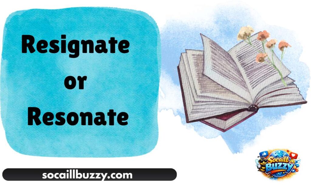 Resignate or Resonate