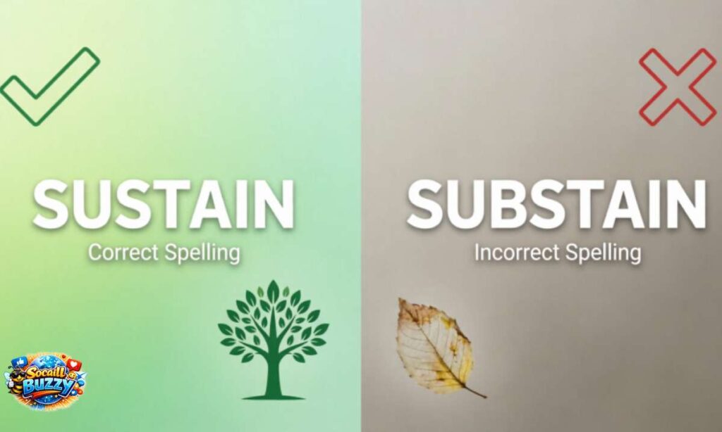 Sustain vs Substain Side-by-Side Comparison