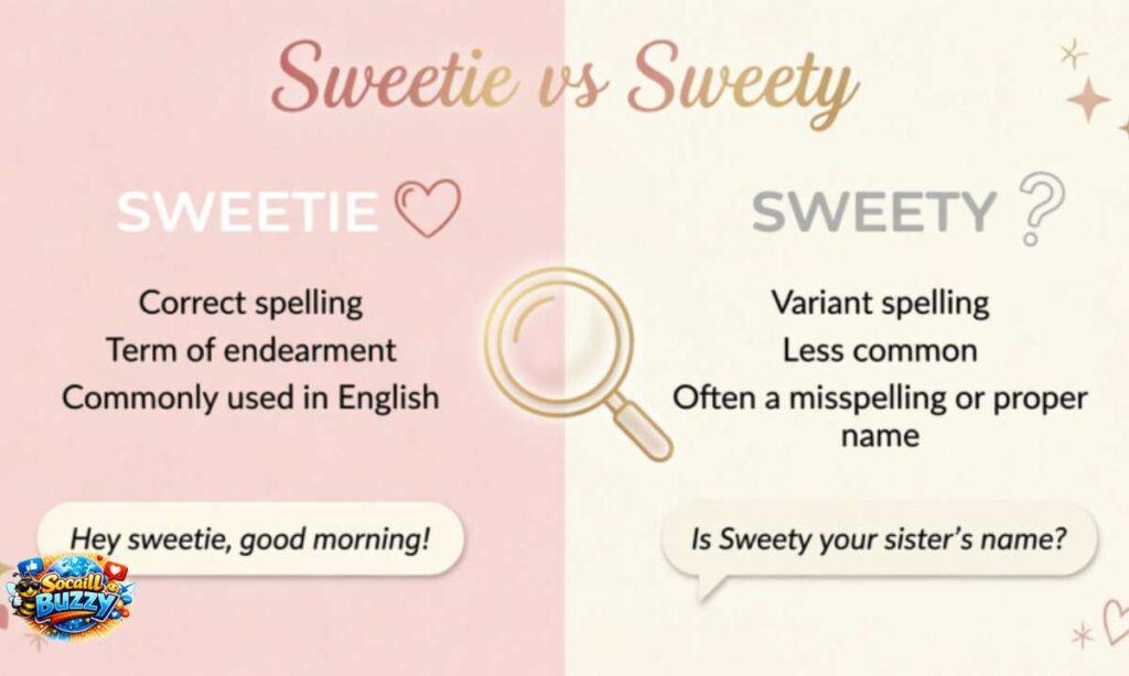 Sweetie vs Sweety What Is the Difference