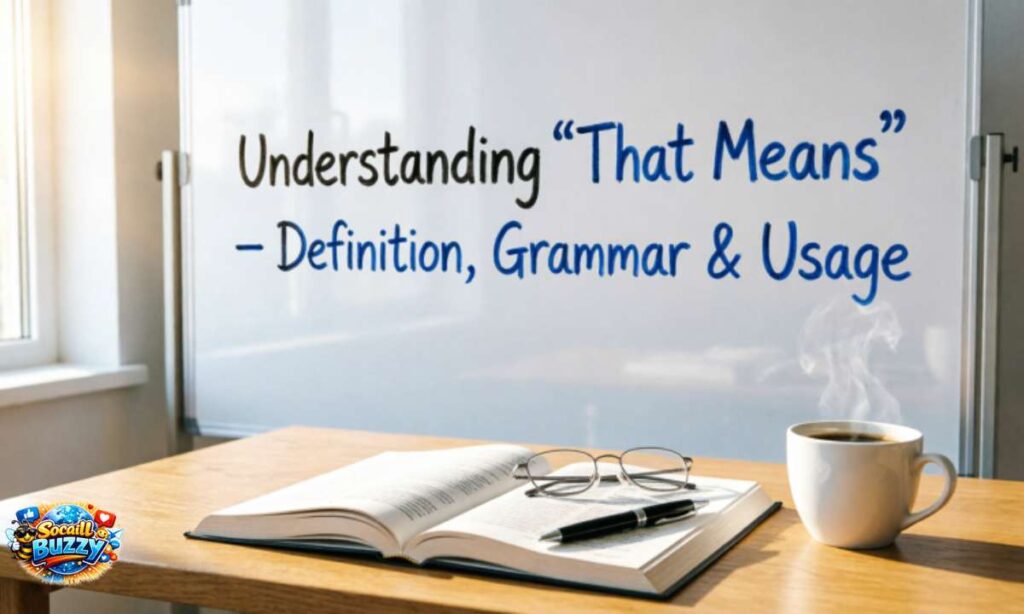 Understanding That Means Definition, Grammar & Usage