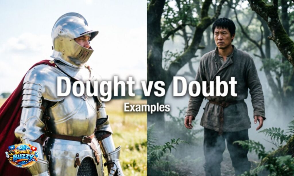 Dought vs Doubt Examples