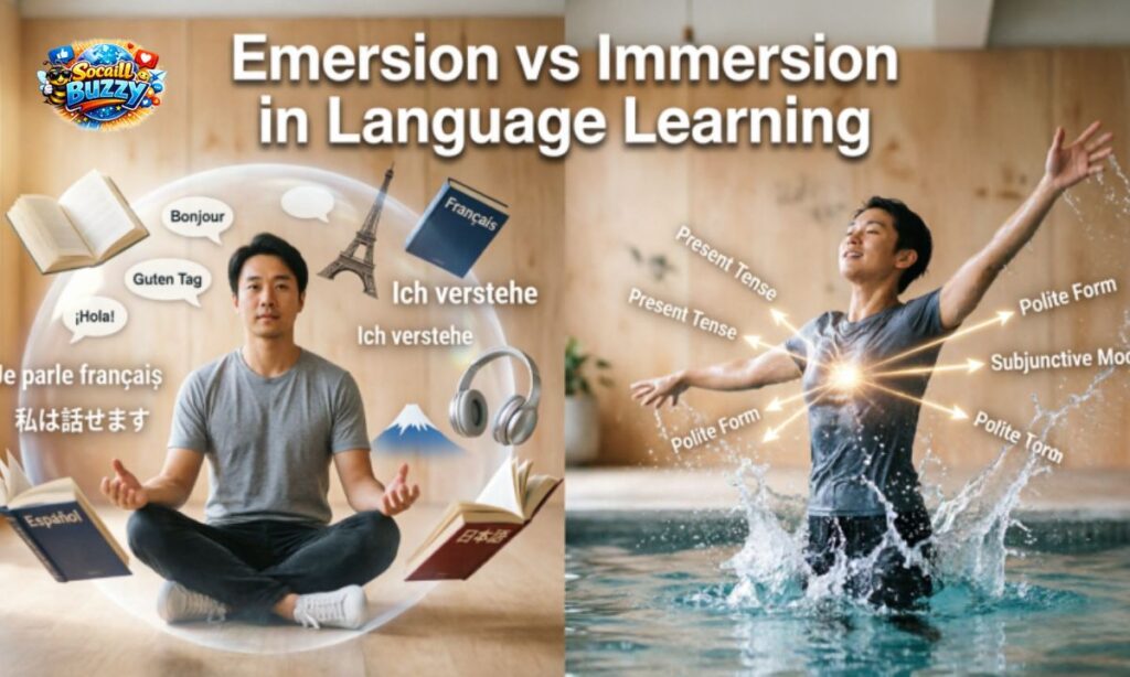 Emersion vs Immersion in Language Learning