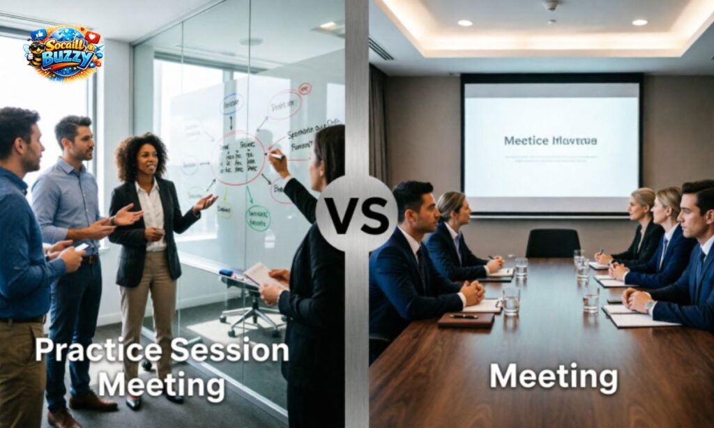 Practice Session Meating vs Meeting