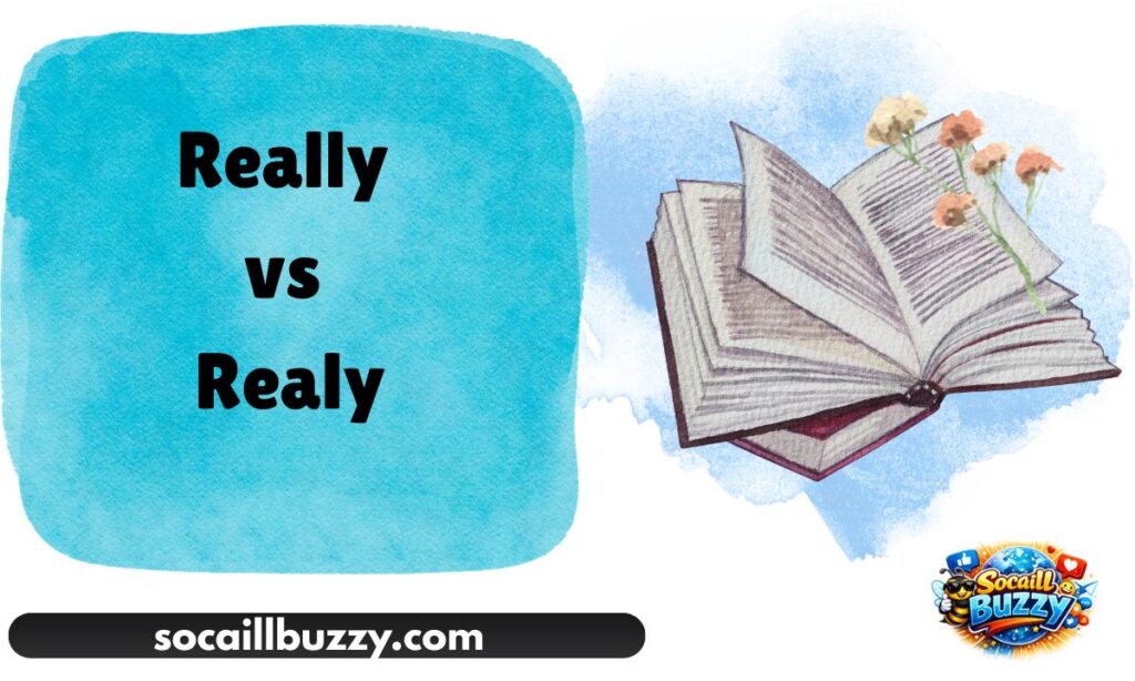Really vs Realy