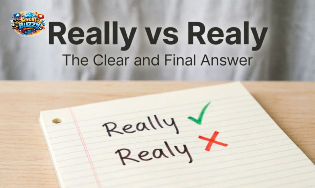 Really vs Realy The Clear and Final Answer