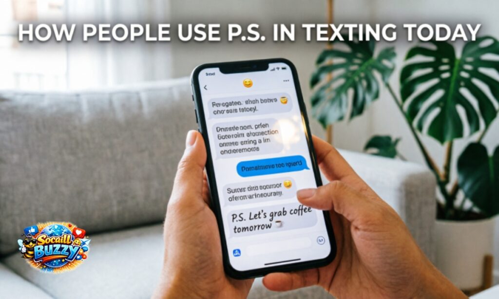 How People Use PS in Texting Today