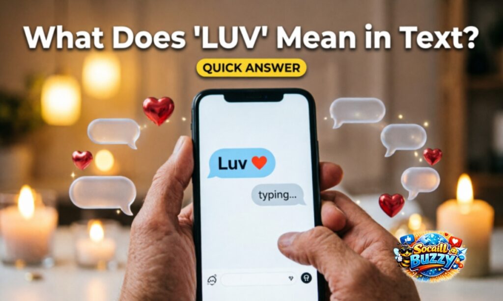 What Does Luv Mean in Text